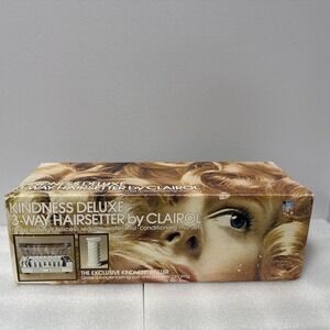 1974‎ Clairol Kindness Deluxe K-400 3-Way Hairsetter Complete Original Box Rare